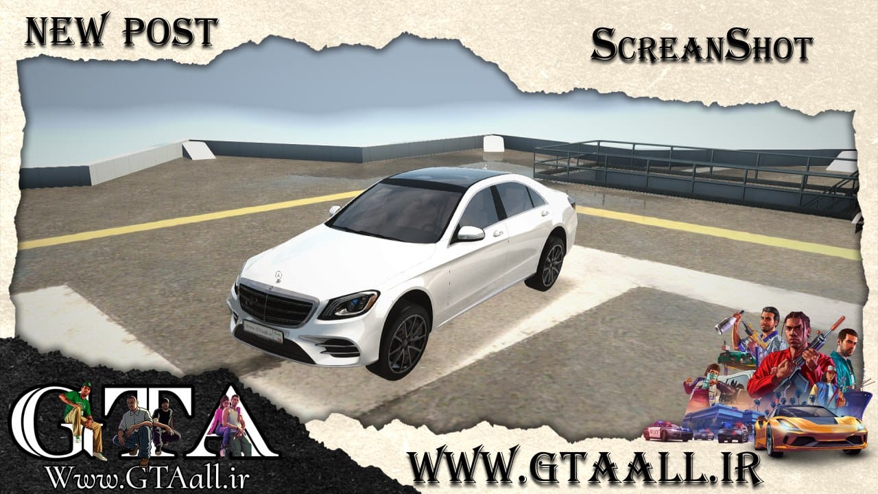 Mercedes-Benz S500 W222 AMG از پک ماشین‌های خاص MTA:SA