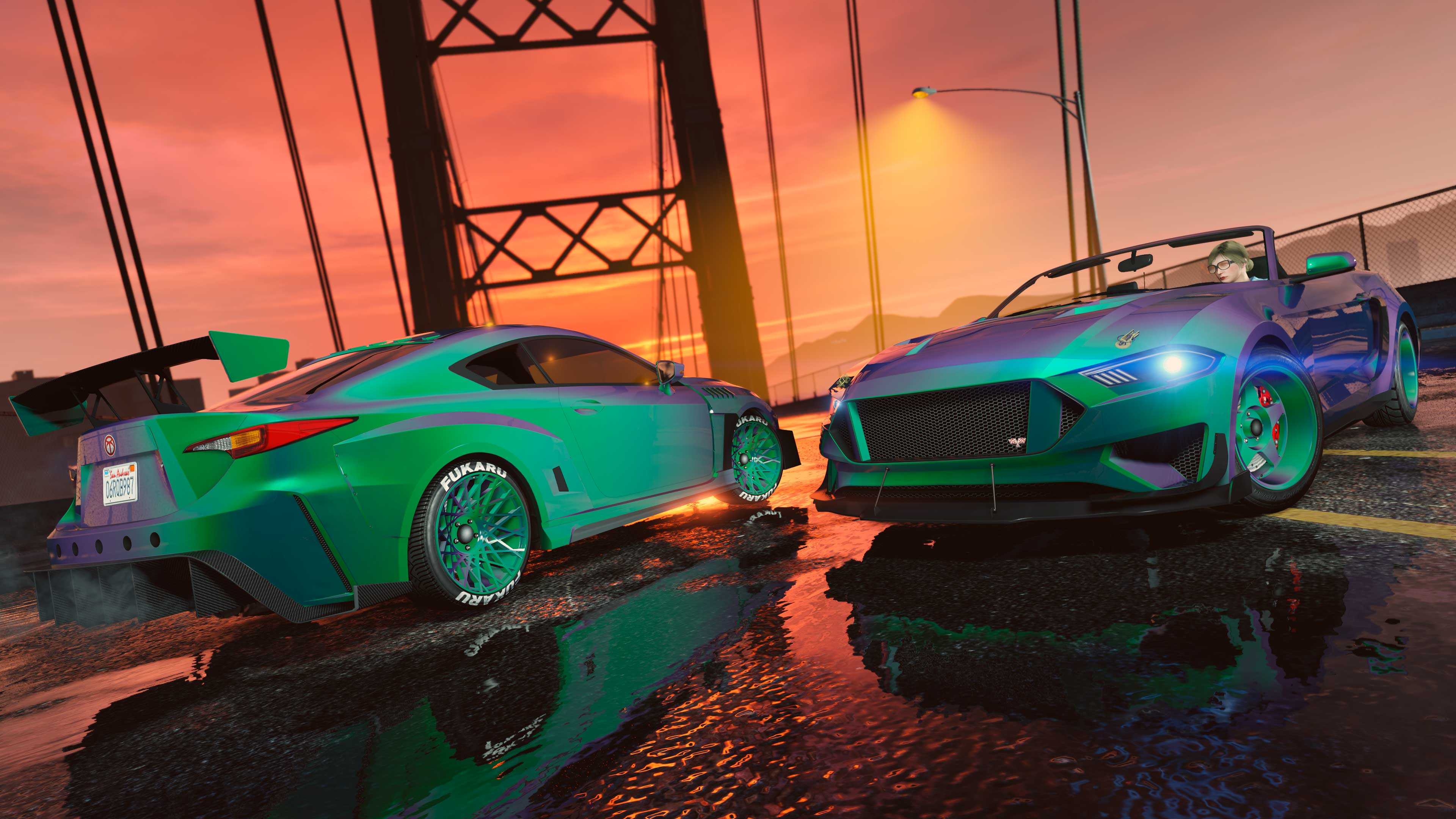 رنگ بدنه هفت رنگ Teal Purple Flip Chameleon در آپدیت جدید GTA Online
